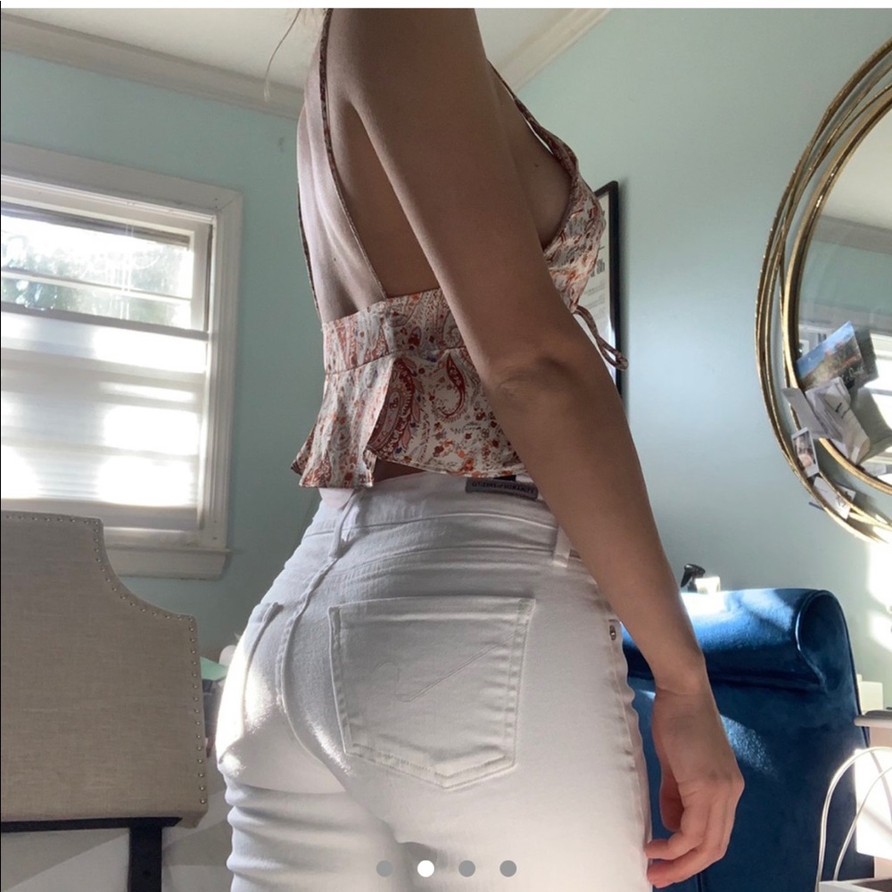 Citizens of humanity jeans : White low rise skinny